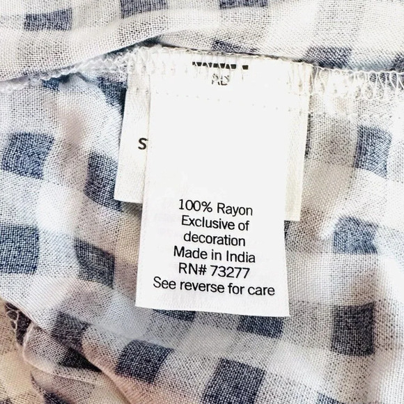 NWT CROFT & BARROW Women Short Sleeve Pullover Plaid Empire Waist Dress Size 3X - Picture 13 of 14